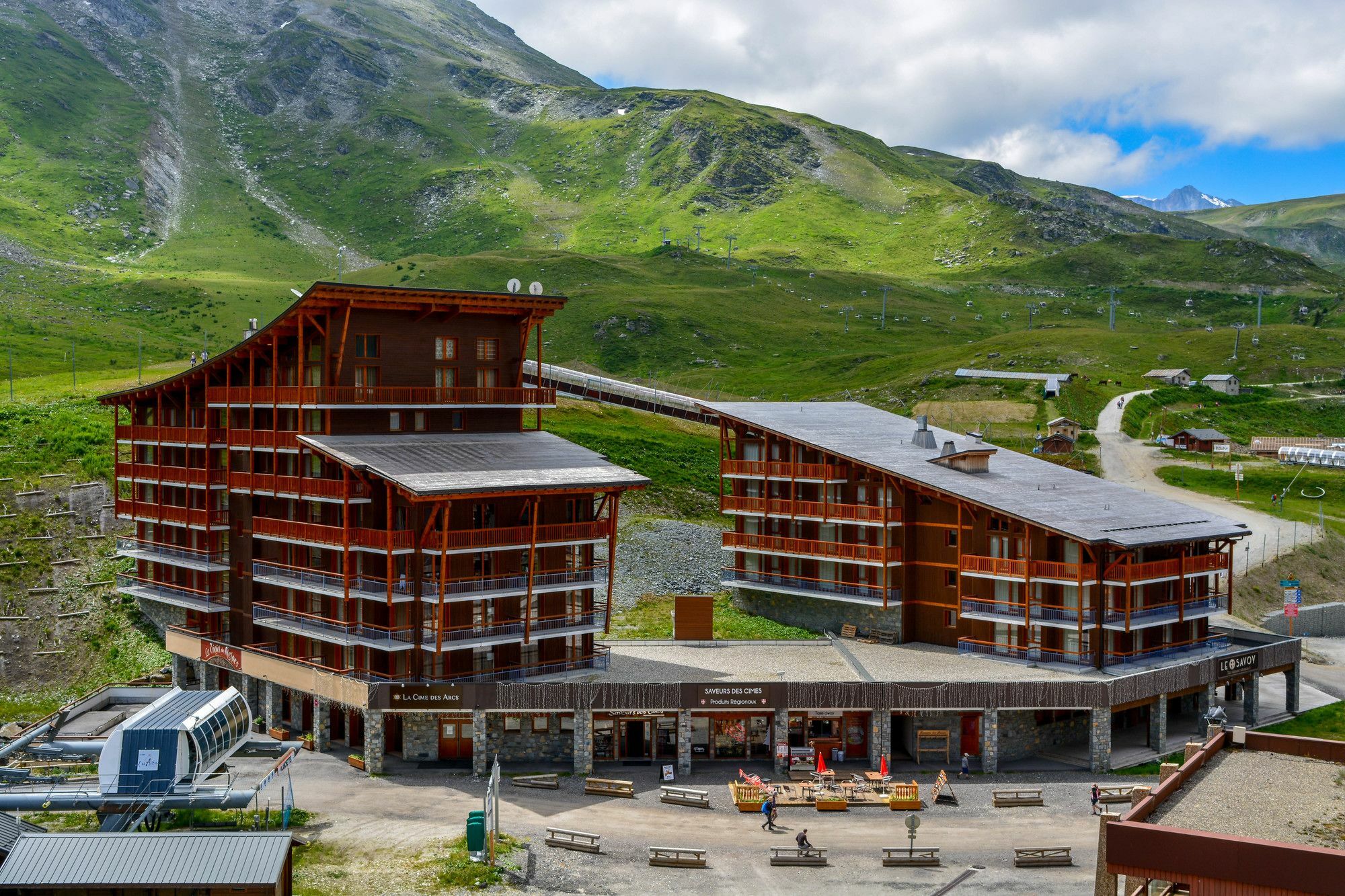 Chalet Des Neiges : La Cime Des Arcs Les Arcs  Eksteriør bilde